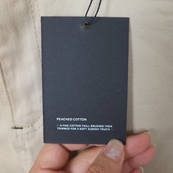 Saint Morta Men's Index Distressed Biker Jeans Sz 38x33 Moto Ripped Beige NWT - Picture 5 of 14